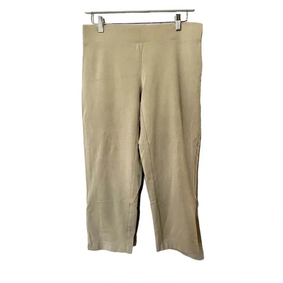 J. Jill Pants - Pure Jill J.Jill Slim-Leg Cropped Womens Smooth Front Pants Tan Size XS GUC